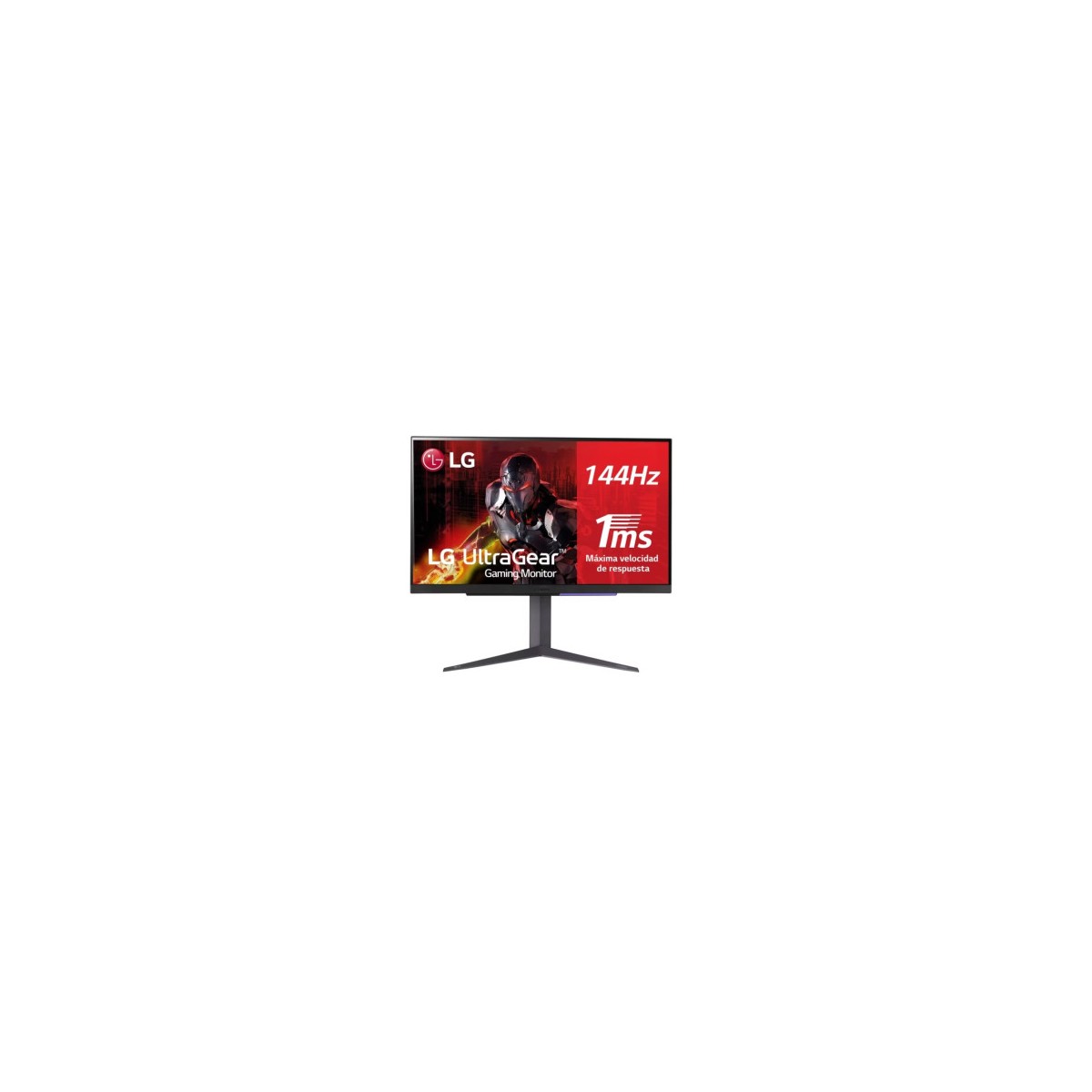 LG MONITOR 27GR93U B 27 16 9 ULTRA GEAR GAMING 4K 3840 X 2160 IPS 1 MS 144 HZ FREE SYNC 2X HDMI DP 3X USB A