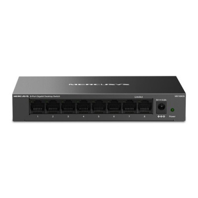 Mercusys MS108GS switch No administrado Gigabit Ethernet 10 100 1000 Negro