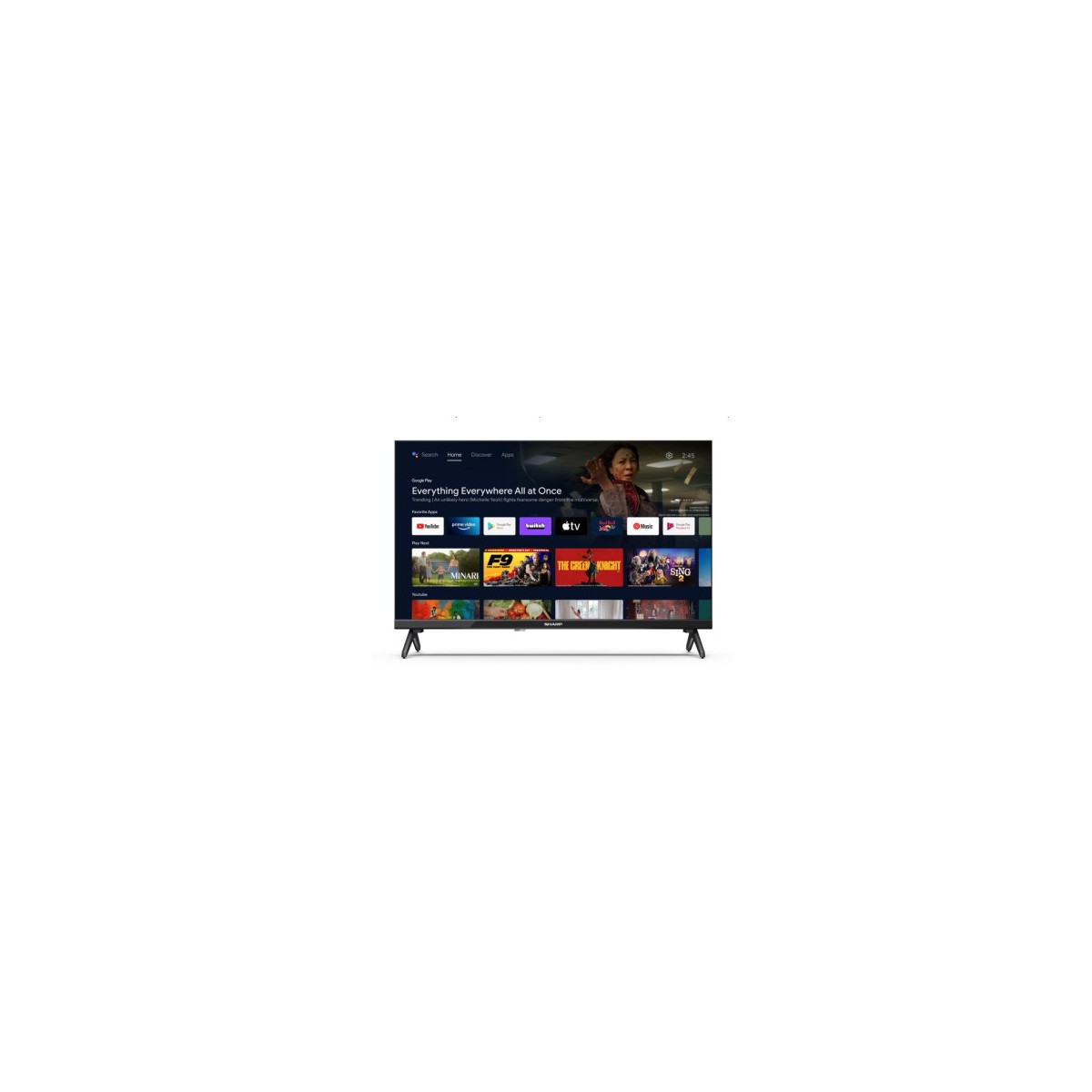 TV SHARP LED 24 24FH2EA SMART ANDROID TV 11 HDMI WIFI