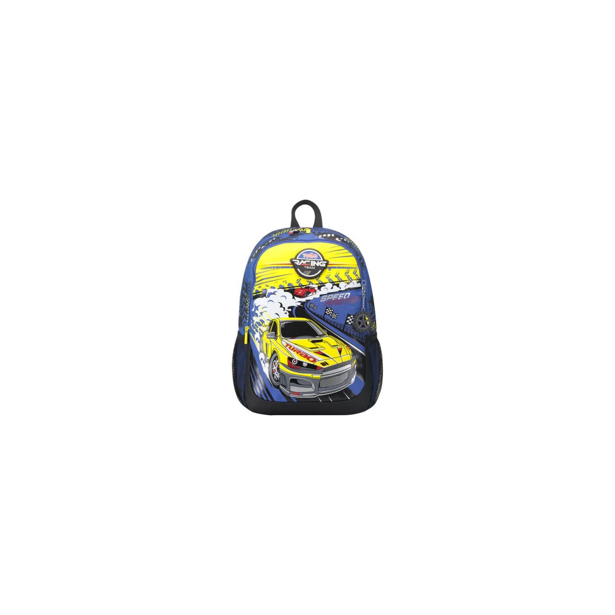 MOCHILA ESCOLAR GRANDE DE CARRERAS DE COCHES TOTTO MJ04VLC003 2310 6J7L