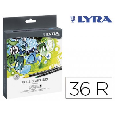 ESTUCHE 36 UDS LYRA AQUA BRUSH DUO LYRA L6521360