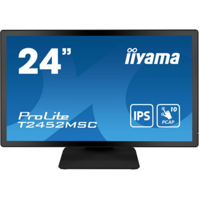 iiyama ProLite T2452MSC B1 pantalla para PC 605 cm 238 1920 x 1080 Pixeles Full HD LCD Pantalla tactil Multi usuario Negro