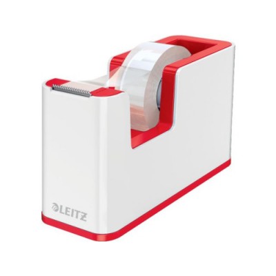 DISPENSADOR DE CINTA ADHESIVA LEITZ WOW DUAL ROJO BLANCO LEITZ 53641026