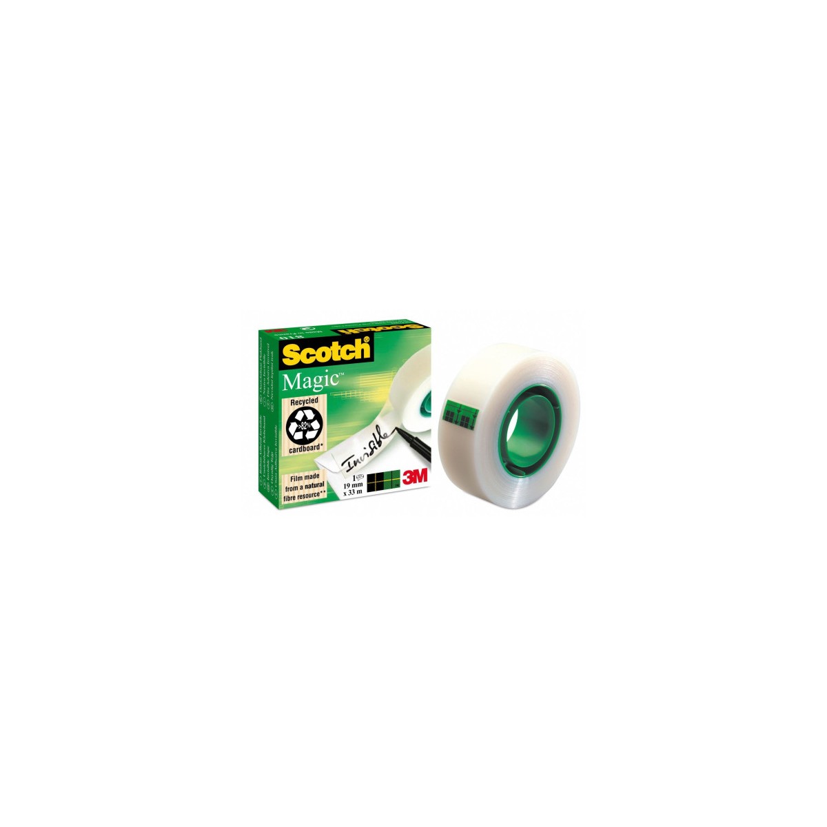 ROLLO CINTA INVISIBLE 19MM X 33M MAGICCAJA CARToN 810 1933 SCOTH 7100024666