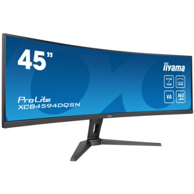 iiyama G MASTER 45LCD Curved Bus UWQHD pantalla para PC 1143 cm 45 5120 x 1440 Pixeles Dual QHD LED Negro