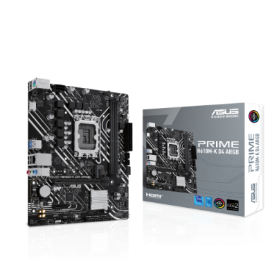 ASUS PRIME H610M K D4 ARGB Intel H610 LGA 1700 micro ATX