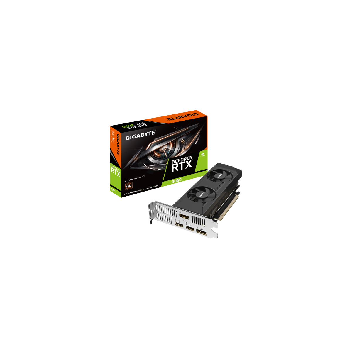 Gigabyte GeForce RTX 3050 OC Low Profile 6G NVIDIA 6 GB GDDR6