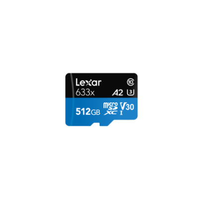 Lexar 633x 512 GB MicroSDXC UHS I Clase 10