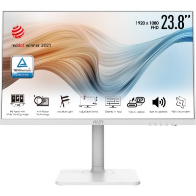 MSI Modern MD2412PW pantalla para PC 605 cm 238 1920 x 1080 Pixeles Full HD Blanco