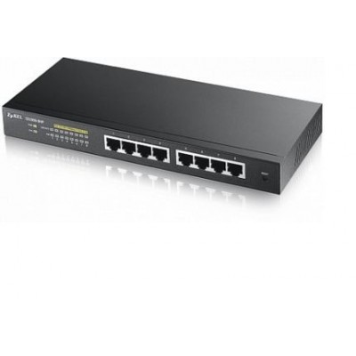 Zyxel GS1900 8HP Gestionado L2 Gigabit Ethernet 10 100 1000 Energia sobre Ethernet PoE Negro