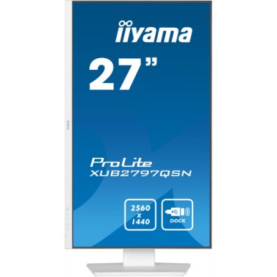 iiyama ProLite XUB2797QSN W1 pantalla para PC 686 cm 27 1920 x 1080 Pixeles Full HD LED Blanco