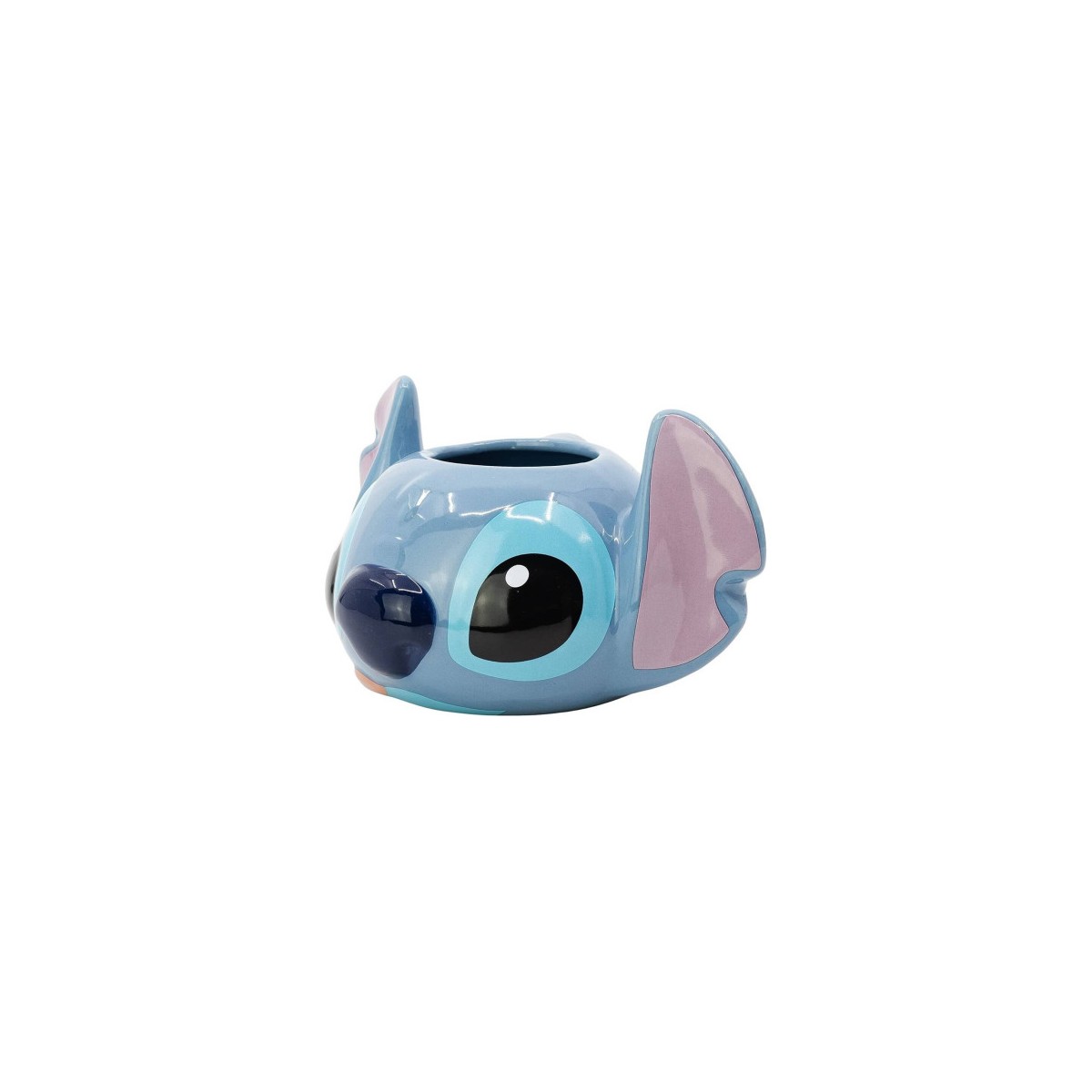 TAZA 3D EN CAJA REGALO CABEZA STITCH 375 ML STOR 78907