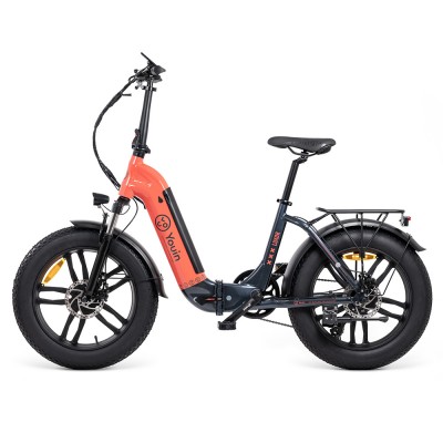 EBIKE LUXOR URBAN FAT 20 X 4 BAT INTEGRADA Y EXTRAIBLE NEGRO CORAL