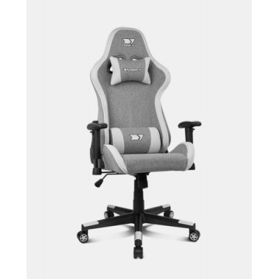 DRIFT DR90 PRO Silla para videojuegos de PC Asiento acolchado Gris Blanco