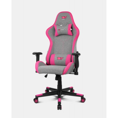 DRIFT DR90 PRO Silla para videojuegos de PC Asiento acolchado Gris Rosa