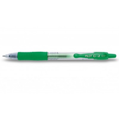 BOLIGRAFO ROLLER GEL RETRACG 2 VERDE PILOT BL G2 7 G