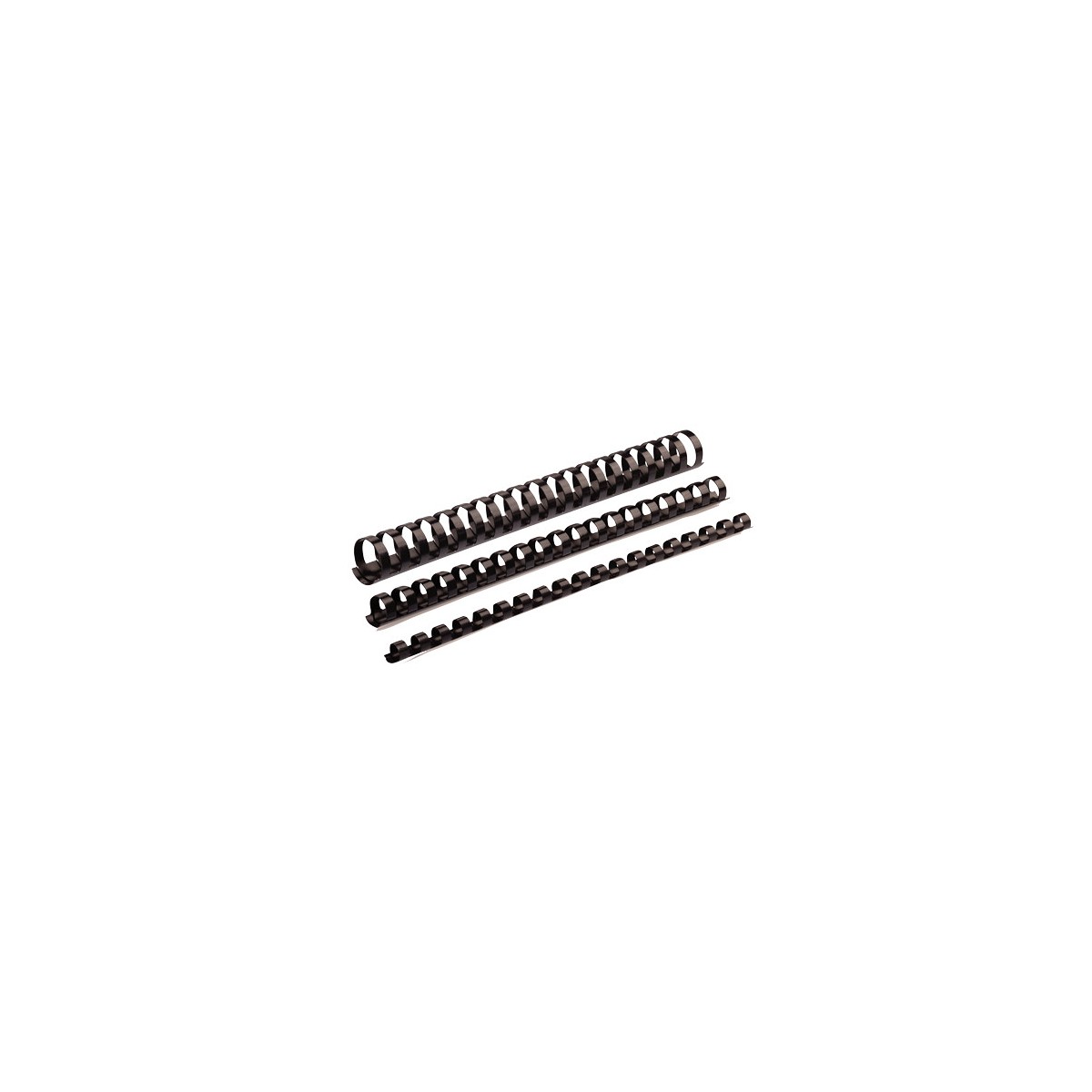 PACK 100 CANUTILLOS PLASTICO 8 MM NEGRO FELLOWES 5345707