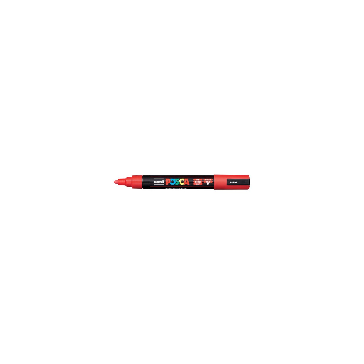 MARCADOR PC 5M POSCA 18 25MM ROJO UNI BALL 264267000