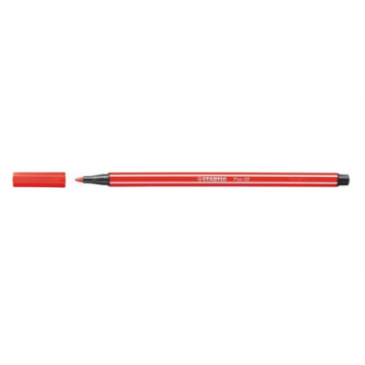 ROTULADOR PUNTA FIBRA MEDIA 1MM PEN 68 ROJO CARMIN STABILO 68 48