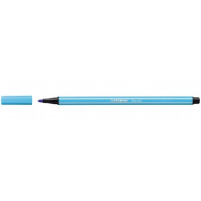 ROTULADOR PUNTA FIBRA MEDIA 1MM PEN 68 AZUL CELESTE STABILO 68 57