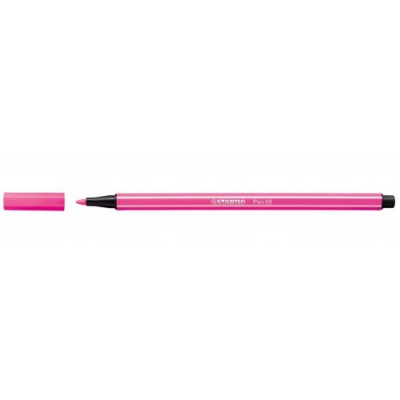 ROTULADOR PUNTA FIBRA MEDIA 1MM PEN 68 ROSA NEON STABILO 68 056