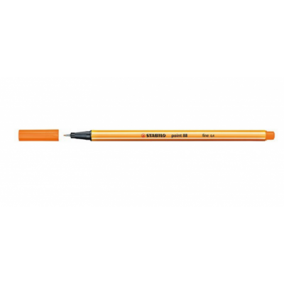 ROTULADOR PUNTA FINA POINT 88 04MM NARANJA STABILO 88 54