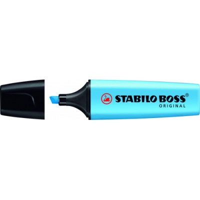 MARCADOR FLUORESCENTE BOSS ORIGINAL TRAZO 2 5MM AZUL STABILO 70 31