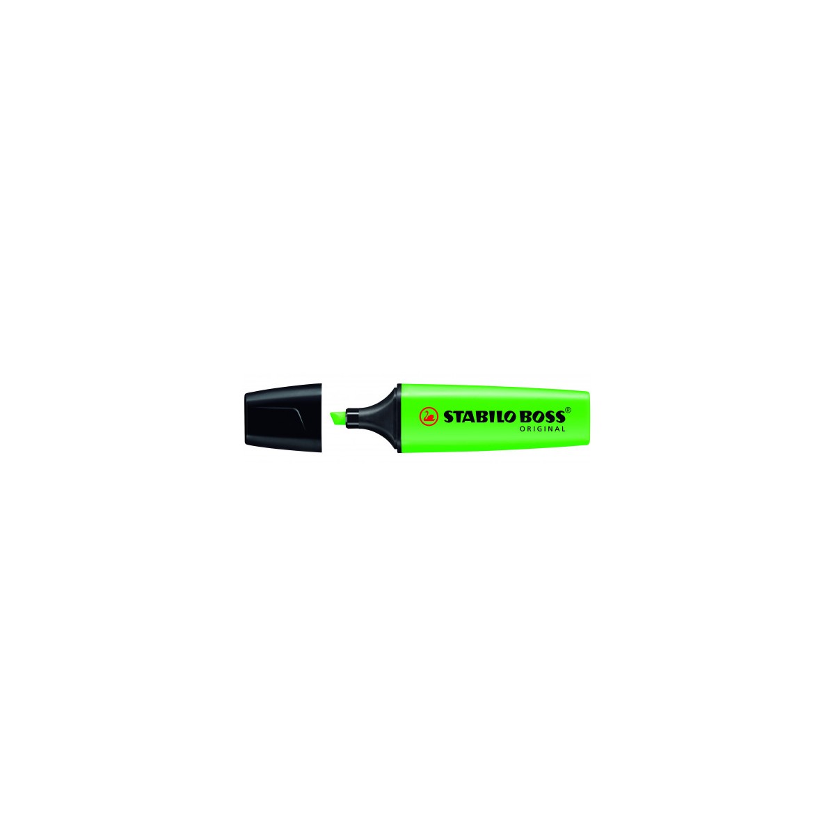 MARCADOR FLUORESCENTE BOSS ORIGINAL TRAZO 2 5MM VERDE STABILO 70 33