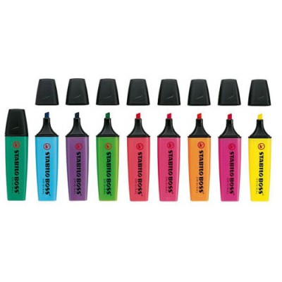 ESTUCHE 8 MARCADORES FLUORESCENTES BOSS TRAZO 2 5MM SURTIDOS STABILO 70 8