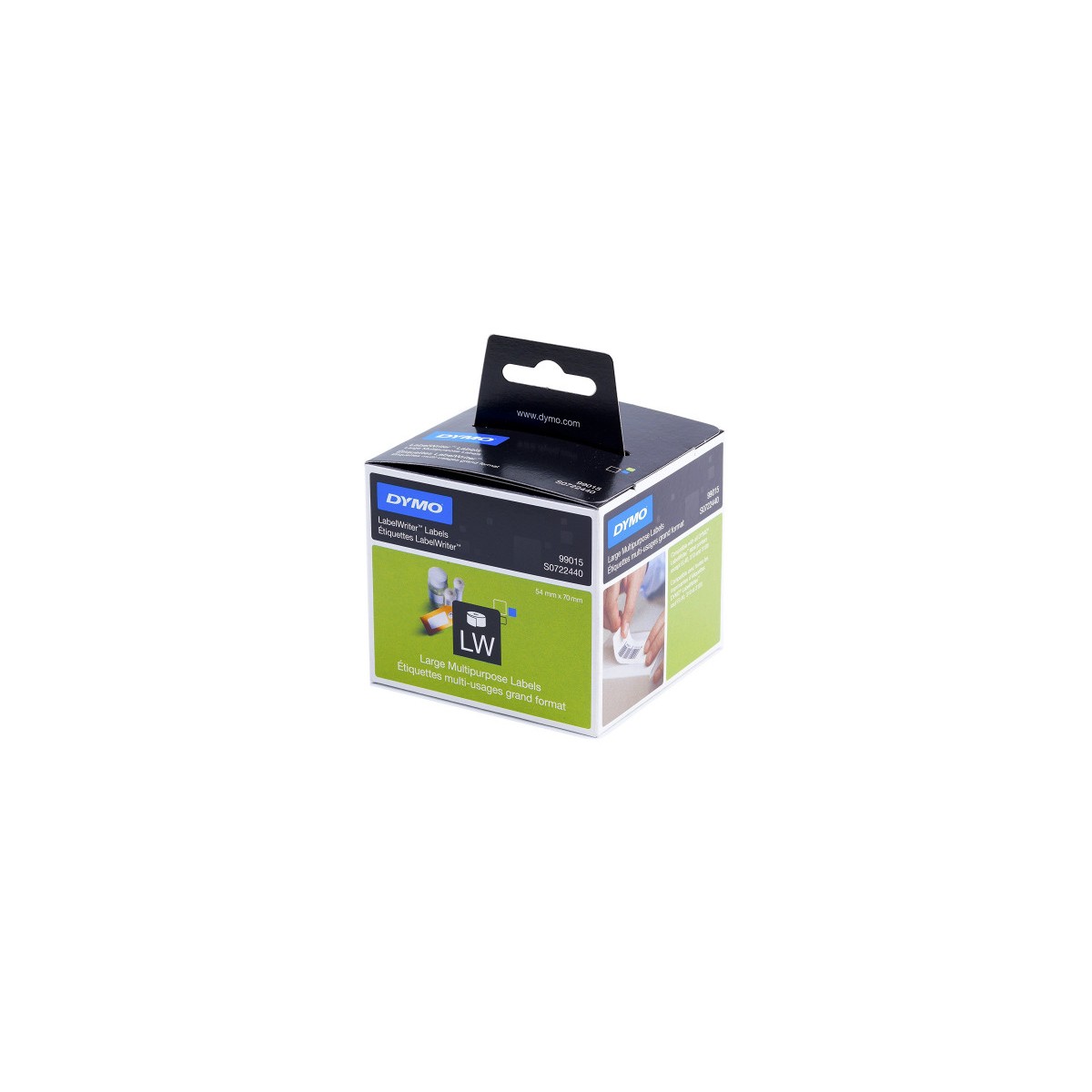 ROLLO ETIQUETAS LABELWRITER 70X54MM BLANCO DYMO S0722440