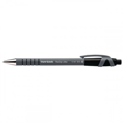 BOLIGRAFO FLEXGRIP ULTRA RETRACTIL 10 NEGRO PAPERMATE S0190