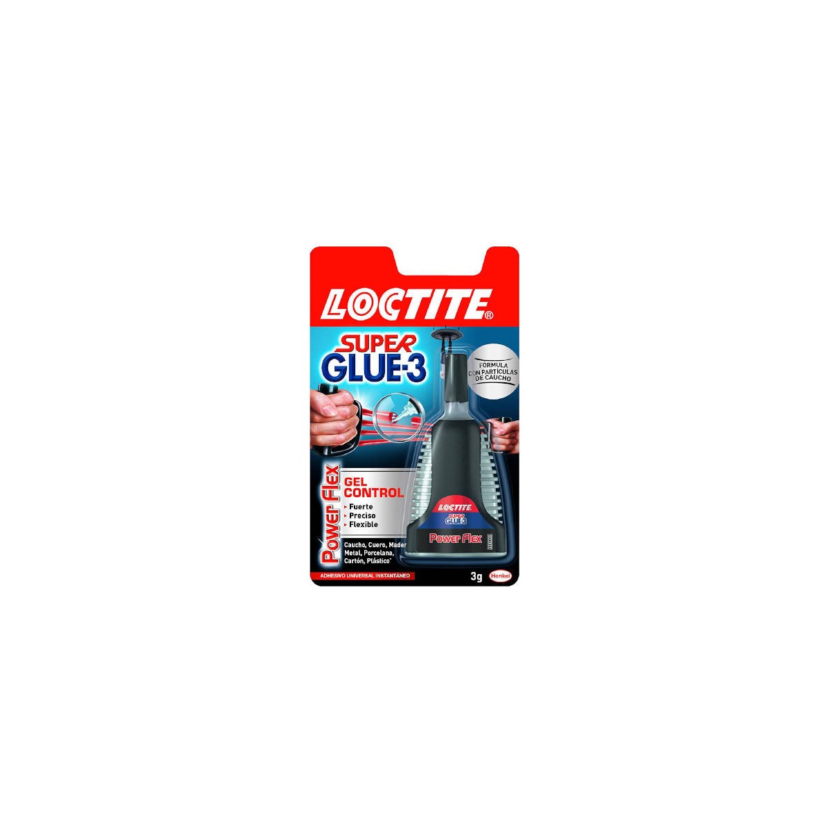 ADHESIVO INSTANTANEO SUPER GLUE 3GR POWER GEL LOCTITE 2640067