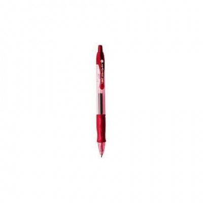 BIC 829159 boligrafo Rojo Boligrafo de punta retractil con pulsador 12 piezas