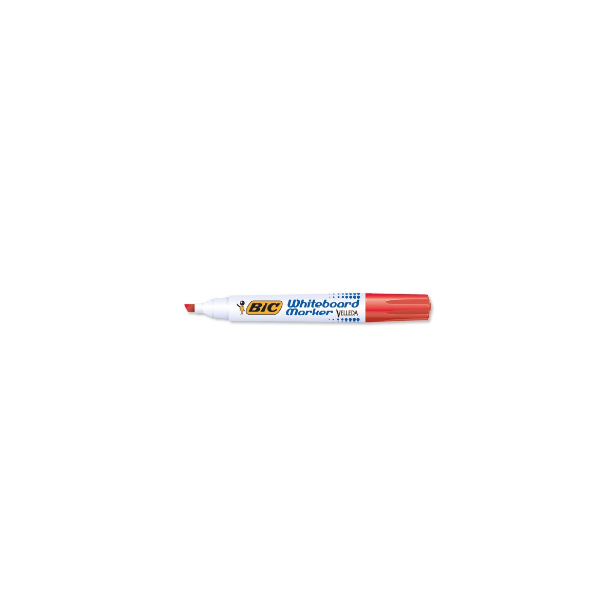 MARCADOR PARA PIZARRA BLANCA 1751 TINTA A BASE DE ALCOHOL TRAZO 3 55MM ROJO VELLEDA 904948