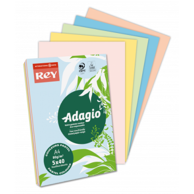 PAQUETE 500H PAPEL 80GR A3 MALVA PALIDO ADAGIO 156236