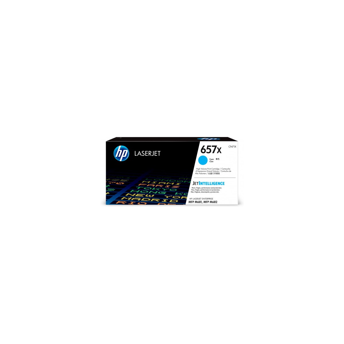 HP 657X TONER CIAN ALTA CAPACIDAD HP657X CF471X