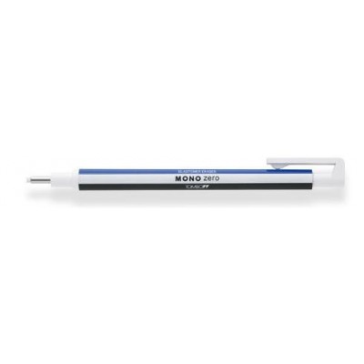 BORRADOR DE PRECISIoN PUNTA REDONDA 23 MM CUERPO BLANCO AZUL NEGRO TOMBOW EH KUR