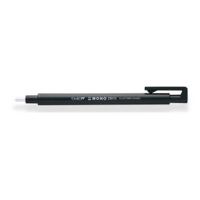 BORRADOR DE PRECISIoN PUNTA REDONDA 23 MM CUERPO NEGRO TOMBOW EH KUR11