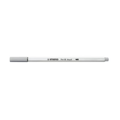 ROTULADOR PUNTA FIBRA PINCEL PEN 68 BRUSH GRIS MEDIO STABILO 568 95