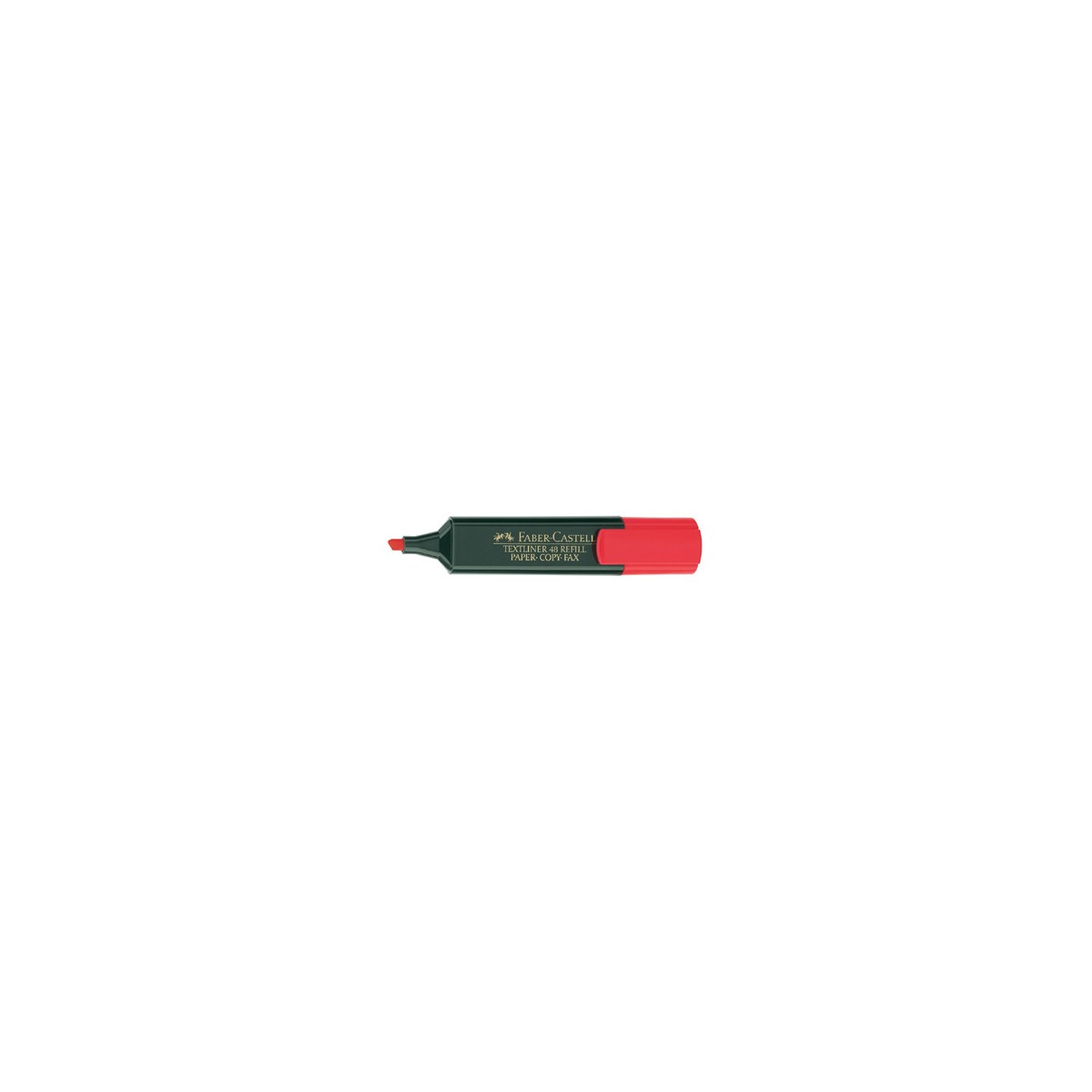 MARCADOR FLUOR TEXTLINER ROJO FABER CASTELL 154821