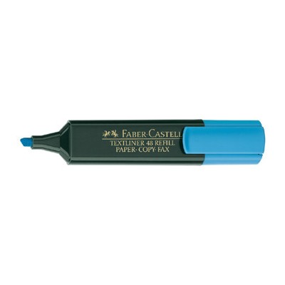 MARCADOR FLUOR TEXTLINER AZUL FABER CASTELL 154851