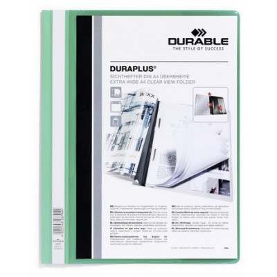 DOSSIER FASTENER DURAPLUS A4 PVC VERDE DURABLE 2579 05