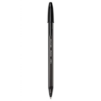 BIC Cristal Exact Negro Boligrafo Ultrafino 20 piezas