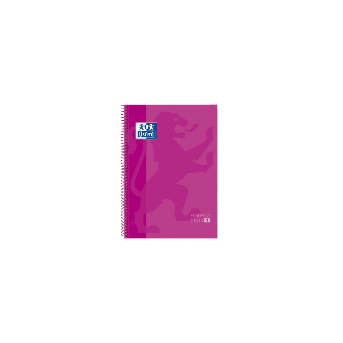 CUADERNO EUROPEANBOOK 1 TAPA EXTRADURA A4 80 HOJAS 5X5 COLOR FUCSIA OXFORD 100430270