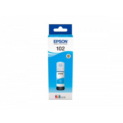 Epson 102 EcoTank Cyan ink bottle