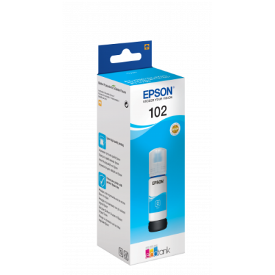 Epson 102 EcoTank Cyan ink bottle