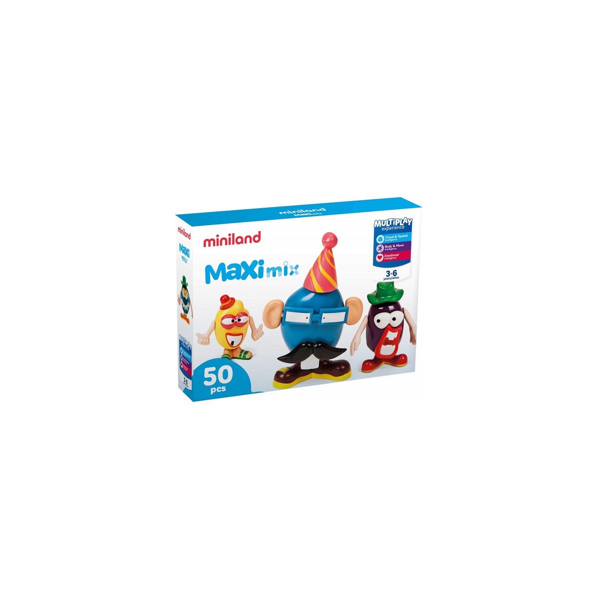 JUEGO MAXIMIX 50 PIEZAS MINILAND 97115