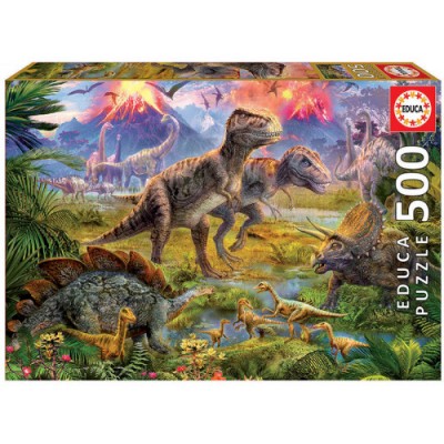 Educa Dinosaur Gathering Puzzle rompecabezas 500 piezas