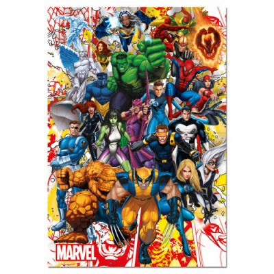 PUZZLE 500 PIEZAS HeROES MARVEL EDUCA 15560