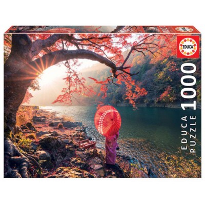 Educa Sunrise In Katsuma River Puzzle rompecabezas 1000 piezas